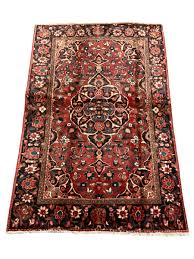 persian hamadan rug red ground the