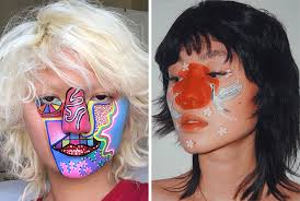 euphoria makeup gen z face paint