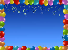 Birthday Parties Backgrounds For Powerpoint Border And