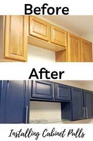 install kitchen cabinet pulls