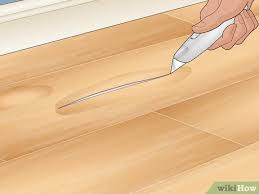 how to repair vinyl flooring fixing
