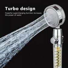 high pressure shower head with filter