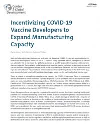 Staying well hydrated prior to the vaccine is encouraged for people who tend to feel lightheaded with vaccines or. Incentivizing Covid 19 Vaccine Developers To Expand Manufacturing Capacity Center For Global Development