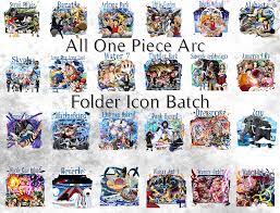 One Piece Arc Folder Icon Batch by bodskih on DeviantArt