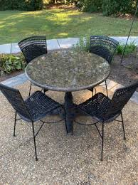 Granite Patio Dining Bistro Set