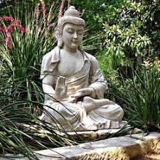 resin garden statue style eastern at