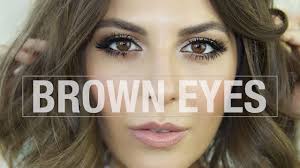 pretty makeup tutorial for brown eyes