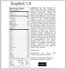 testing soylent meal replacement for