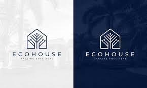 Eco Friendly House Logo Eco Homes