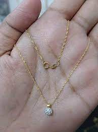 18k saudi gold foxtail chain twisted
