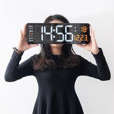 Large Led Digital Wall Clock
