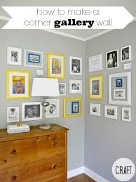 how to make an easy gallery wall c r