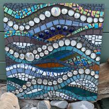 Buy Sun Kissed Sea Mosaic Wall Art