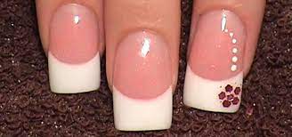 white acrylic nails nails manicure