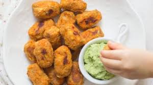 easy baked sweet potato tots mj and