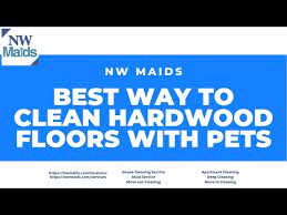 best way to clean hardwood floors with