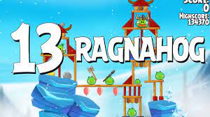 Angry Birds Seasons Ragnahog Level 1-13 Walkthrough 3 Star - YouTube