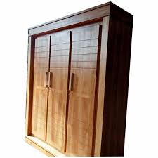 three door teak wood cupboard for