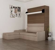Eko Wall Bed With L Shape Sofa Right