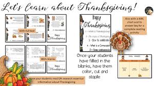 Thanksgiving Flapbook Mrs Rechts Classroom