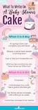 121 Interesting Baby Shower Cake Sayings And Wordings