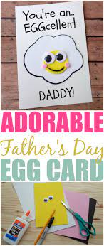 Looking for something cool to give to dad on father's day, well let me give you a tip. Diy Father S Day Card You Re An Eggcellent Daddy