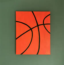 basketball wall art canvas boys