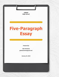 5 paragraph argumentative essay