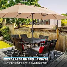 Superjare 13ft Umbrella Outdoor Patio
