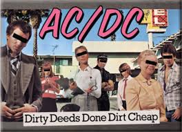 Maybe that's why the album wasn't released in the u.s. Ac Dc Dirty Deeds Done Dirt Cheap Fridge Magnet Nm
