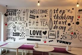 Cafe Wall Art Painting Services
