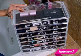 makeup organizer for visual people
