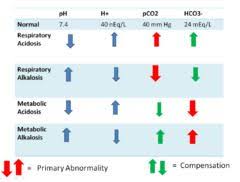 Respiratory Acidosis And Alkalosis Chart Respiratory