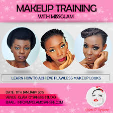 beauty event makeup training with