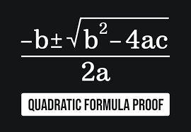 Proof Of Quadratic Formula