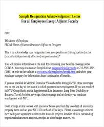 Resignation Letter   Sample Resignation Letter Format Template net