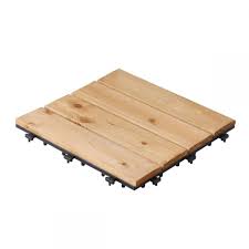 fir wood deck tile pack of 10 in