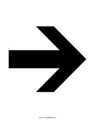 Printable Arrow Right Sign