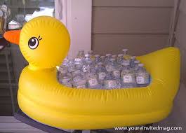 a rubber ducky baby shower party you
