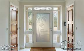 Etched Glass Doors That Brighten Up