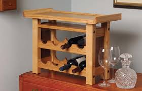 Wine Rack With Serving Tray Canadian