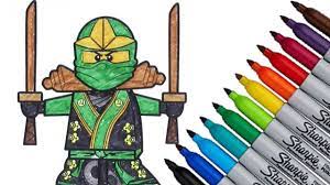 Lego Ninjago Coloring page 2016 New HD Video for Kids - YouTube