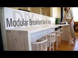 Diy Modular Breakfast Bar And Kitchen