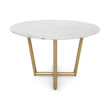 Modern Oval Dining Table Marble Top