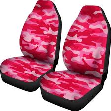 Pink Camouflage Carseat Cover