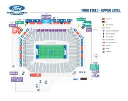 seating maps ford field