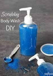 easy scrubby body wash diy soap queen