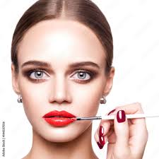 stockfoto professional makeup artist
