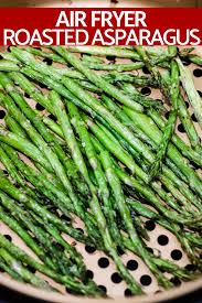 air fryer roasted asparagus 2