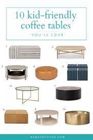 Nowadays, you can find coffee tables ranging from round to square, wood to glass, bulky to minimalist, so you can fully achieve your desired vibe—and even store some blankets and hide clutter. 10 Best Kid Friendly Coffee Tables Kid Friendly Coffee Table Kid Friendly Living Room Coffee Table